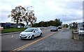 Cars passing roundabout on the A96 in IV30 6TA