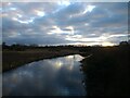 River Nene Navigation from the cycle bridge in NN10 8JE