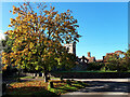 Wilcot Church in autumn in SN9 5PJ