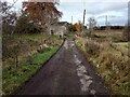 Narrow road crossing Cameron Burn in G67 4AA