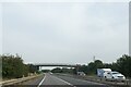 Footbridge over A1307 south of Great Stukeley in PE28 4AB