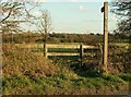 A stile at Birds Green in CM5 0PN