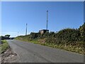 A radio mast next to The Ridgeway in SA70 8PQ