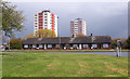 Bungalows and Skyscrapers, East Hull in HU9 4HJ