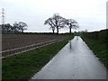 Wet track in PE32 2HH