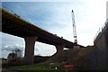 Slip road bridge construction in WF11 8RB