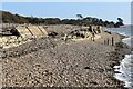 On the beach south of Warsash in Hook Park Estate