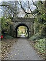 Road bridge over footpath / cycleway in LL18 6BS