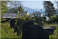 Gravestones at Llanfaglan in Bontnewydd Community