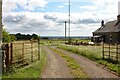 Footpath through Beukley Farm in NE19 2LD