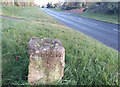 Old Milestone by the former A1198 in Caxton in CB23 3PS