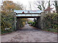 Pont reilffordd / Railway bridge in CF33 6FH