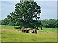 Derelict railway wagon near Low Harperley County Durham in DL15 8DS