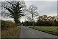 Road near Sowber Gate in Newby Wiske