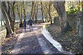 A couple walking on a bridleway in SN14 7EW