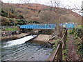 Pontdroed dros Afon Afan / Footbridge over River Afan in SA13 1YY
