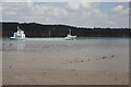 Cargo ship in the River Orwell in IP9 1AP