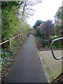 Footpath connecting Low to High Shincliffe in DH1 2QE