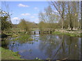 Footbridge over River Chess in WD3 5LX
