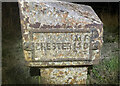 Old Milepost by the A55, Halkyn in CH8 8DE