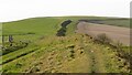 Wansdyke - view west towards Tan Hill in SN8 4LB
