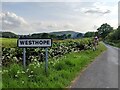 Lane towards Westhope in SY7 9JL