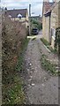 Towards Chapel Lane from a public footpath, Hillesley, Gloucestershire in GL12 7RA