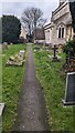 Churchyard path, Hillesley, Gloucestershire in GL12 7RA