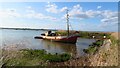 Abandoned vessel in Walton Channel near Walton-on-the-Naze in CO14 8HW