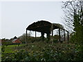 Ivy clad dutch barn, Ab Kettleby in LE14 3HS