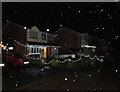 Suburban Christmas lights and raindrops, Great Sankey in WA5 3GL