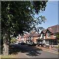 Suburban houses on Bickenhill Road, Marston Green in B37 7YG