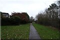 Path near Warwick Court in NE3 2BZ