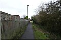 Footpath to Dorrington Road in NE3 2BZ