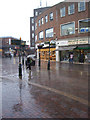 A Wet Day on Old Market Place in DN31 2NU