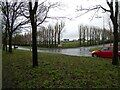 View to school playing fields in Water Eaton in MK3 5FF
