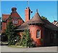 Brick building at Pen-y-bont in LL14 5AR