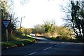 Long Stratton: Flowerpot Lane junction in NR15 2JJ