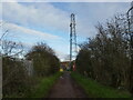 Bridleway and communications tower, Farcet in PE7 8US
