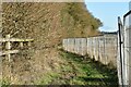 Footpath and site fencing in BA12 8FP