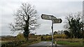 Fingerposts on the Martley circular walk in WR6 6YU