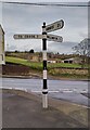 Direction Sign - Signpost by the A690, Helmington Row in DL15 0RY