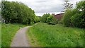 Cycle path on route of old railway in OL12 0SA