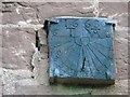 Sundial on St Bartholomews church Blurton Staffs in ST3 3BJ