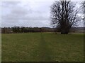 Footpath towards Winterbourne Stream in RG20 8AP