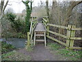 Footbridge over the Polser Brook in Normanton-on-the-Wolds