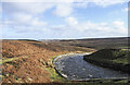 Spillway of Hisehope Reservoir in Muggleswick