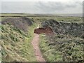 Landslip between St Brides and Musselwick in Marloes and St. Brides Community