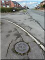 Old Manhole Cover on Berners Road in S2 2AY