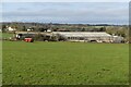 Farm buildings above Ridgeway Lane in BA11 4NU